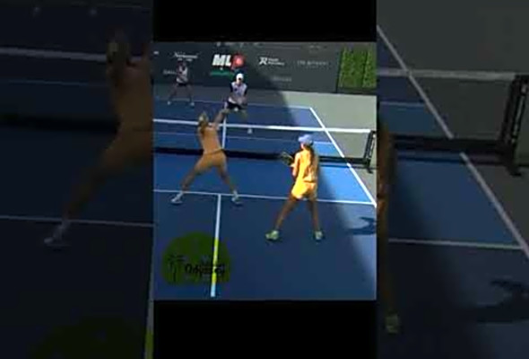 Now thats a FyrFyte (firefight)! The most exciting element of pickleball.