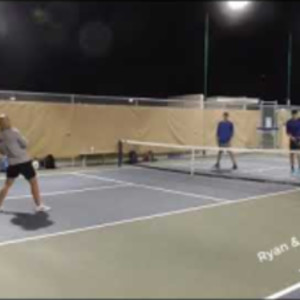 Pickleball Game: Ryan &amp; Nate the Great vs Noah &amp; Cole