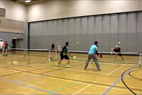 Pickleball Backhand Smash