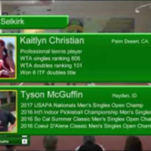 Pickleball Global Challenge Cup 2018 Match 5 Mixed Doubles Kyle Yates Ir...