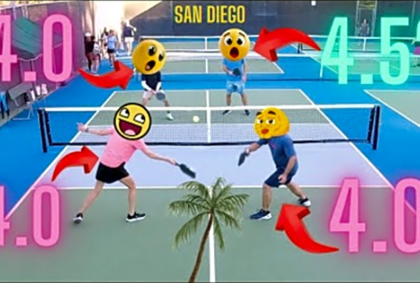 San Diego Pickleball - 4.0 Level Play Highlights