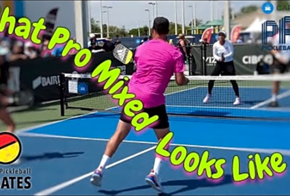 This is What Pickleball Mixed Pro at PPA Florida Open Looks Like