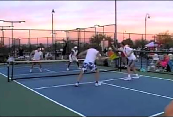 USAPA 2010 PICKLEBALL MENS DOUBLES MEDAL ROUNDS