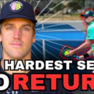 This is the most difficult SERVE to return in pickleball! HOW TO DO IT