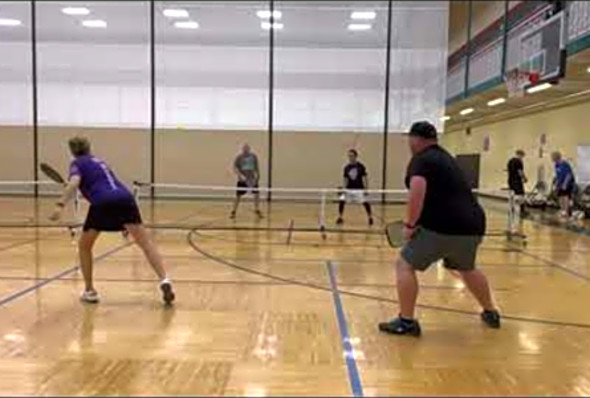 Pickleball with ms. Stephanie at Longview Rec ctr
