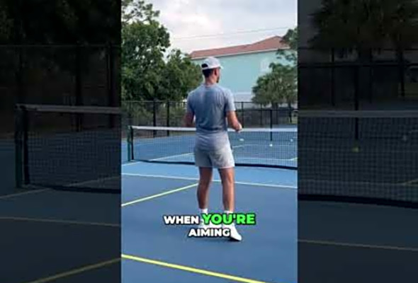 Where should you aim your third shot drops? #pickleballcoach #pickleball