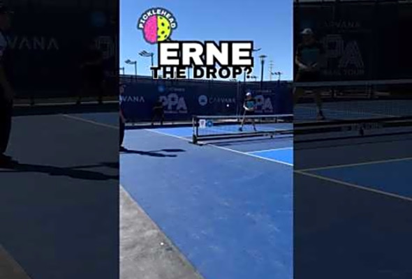 Erne like a PRO! #pickleball #pickleballtips #short