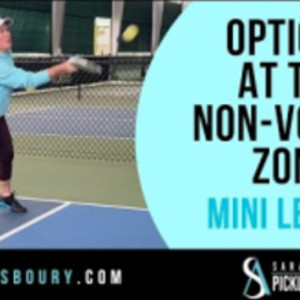 Options At The Non-Volley Zone - Mini-Lesson with Sarah Ansboury
