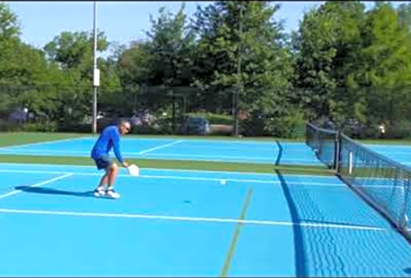Demo Video: Pickleball Topspin Backhand Lob