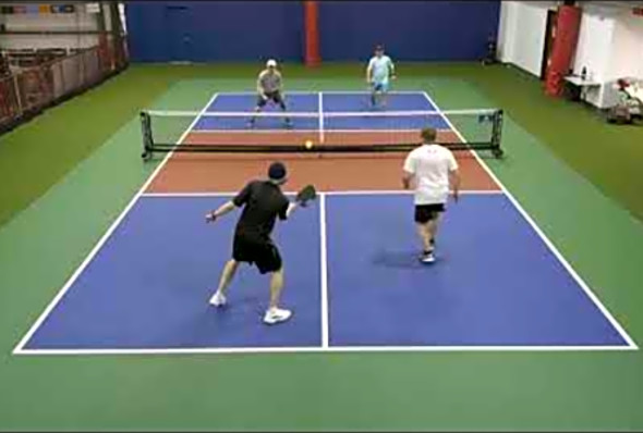 Monday Night Pickleball Match 2 - Game 2 ft. Tan Trevor vs Sawyer Jay