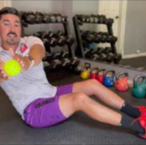 Seated Pickleball Twist - Pickleball Exercises with Fernando Fit Pro