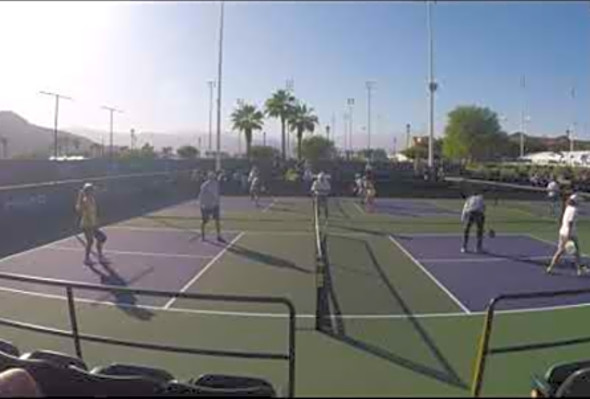 2018 Pickleball Nationals MXD 3.5 50 4th RD Game 3 of 3