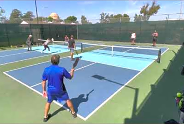 Pickleball Rec Play - 4.0 Jason Adler &amp; Erik Pailet vs. Tim Turner and Jorge Mata
