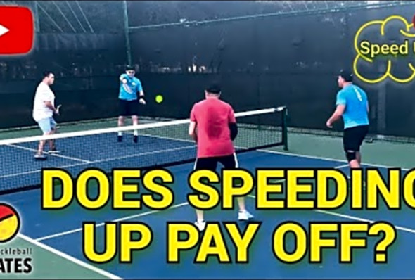 Speeds Up vs Good Defense: Pickleball 4.5 Men&#039;s Doubles rec Game