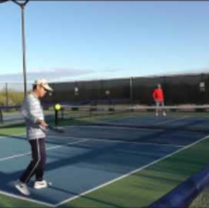 Pickleball practice