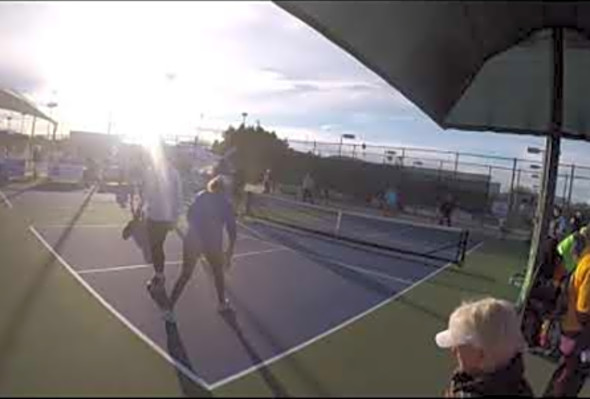 Mesa PPA Mixed Senior Pro : Susan Henderson/Florin Molnar vs Linda Thompson/Bill Muno Game 1