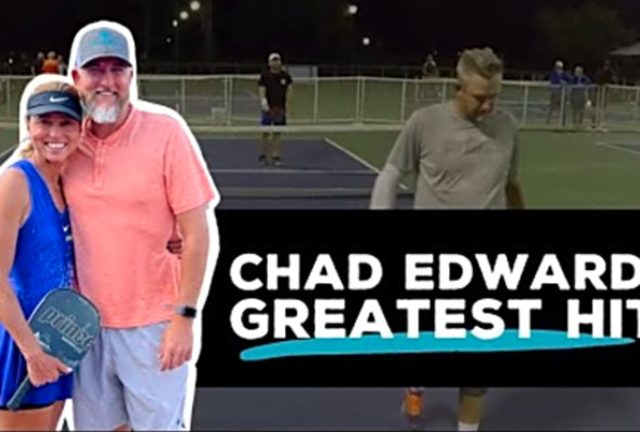 Chad Edwards Greatest Hits - How to Hit and Return #Pickleball Lobs