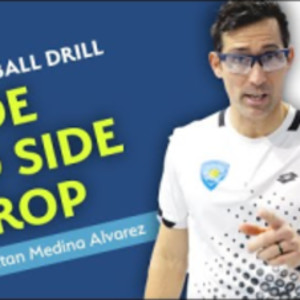 Pickleball Drill: Side to Side Drop for Titan ONE Pickleball Machine, Jh...
