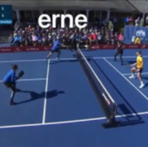Learn the Erne shot (Slow-Mo) - 2022 PPA DC Open