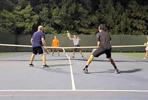 Barry / Rich vs Glenn / Ben All the good points August 27th Pickleball match play