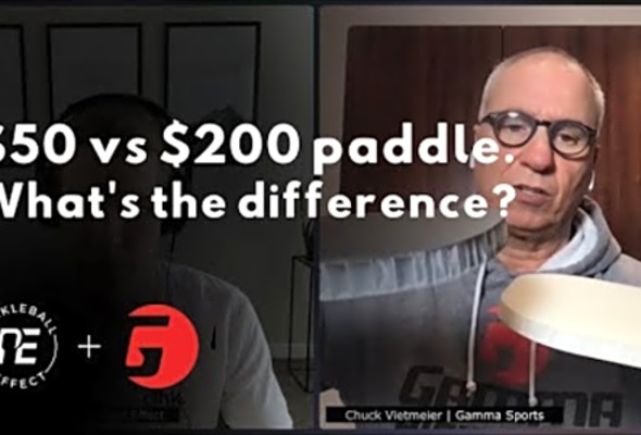 What&#039;s the difference between a $50 pickleball paddle and $200 one? - Interview with Gamma