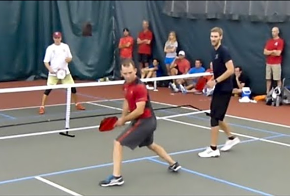 Wolfe Sports Pickleball Semi-Final OMD Jack Oxler/Keenan Gore v Dave Weinbach/Dylan Frazier