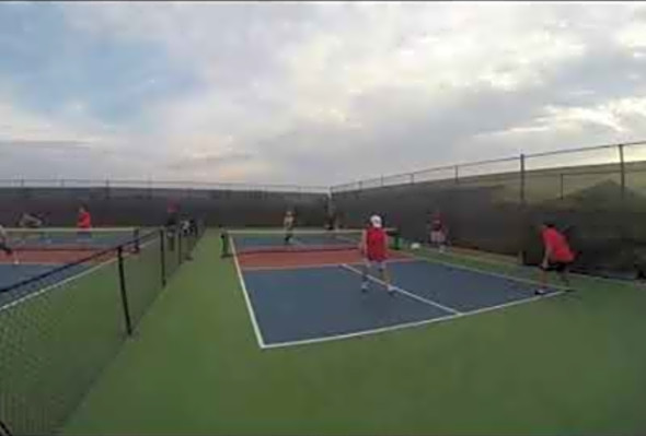Pickleball Deception shot #1