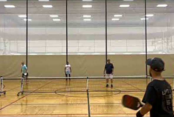 LRC pickleball with Ben/Alex vs Bryan/Ken