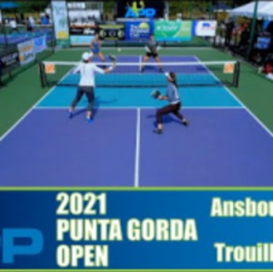 APP 2021 Punta Gorda Pickleball Open: Ansboury/Franco vs Trouillot/Jansen