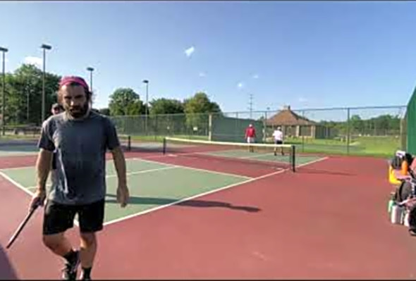 Manny/Alex vs Roger/Gary 5.0 pickleball play games 1&amp;2