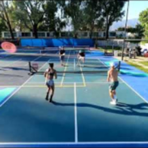 Bad Pickleball Pro Level Rec 5.5 Jessie Irvine Matt Baca AJ Koller Erik ...