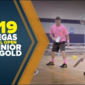 Pro Senior Mixed Doubles GOLD from the 2019 Las Vegas Pickleball Open