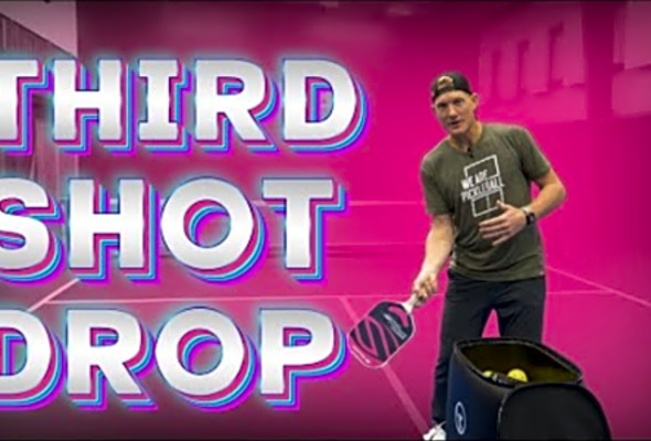 Titan Ball Machine: 3rd Shot Drop Drill, Cincola Pickleball QR code