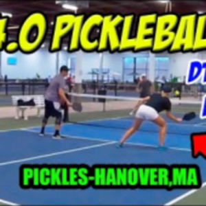 Pickleball 4.0 - Playing with Former D1 Women&#039;s Tennis Player - Pickles,...