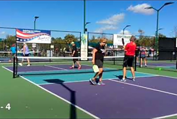 2021 World Pickleball Championships - Mixed Doubles 60 - Advanced Division - Playoff Semifinals