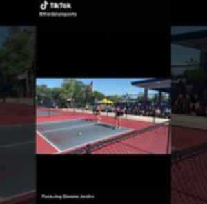 Some great technique from atSimoneJardimPickleball #pickleball #pickleba...