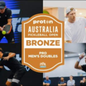 Johns/Devilliers vs Wild/Navaratil at the Proton Australia Pickleball Op...