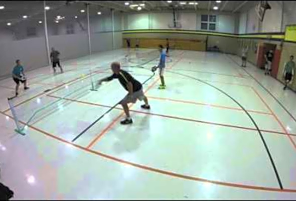 Week 6 Game 1 Fall 2015 Pickleball Ladder League