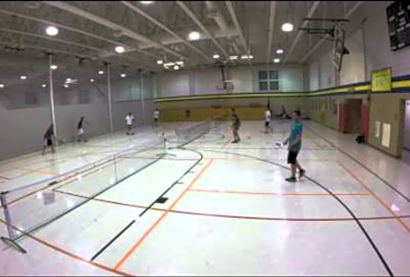 Week 1 Game 2 Fall 2015 Pickleball Ladder League