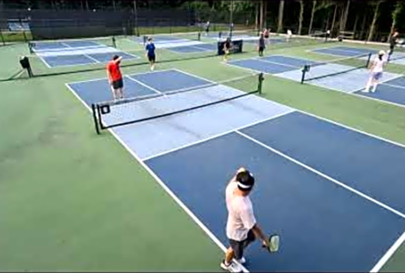 6/20/2022 - North Park Pickleball - Colton/Hunter vs Kurnia/DJ - (Game 5-7)