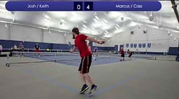 Josh and Keith vs. Marcus and Cass - 4.0 Pickleball Match