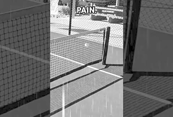 definitely a game of luck #pickleball #pickleballfun #funny