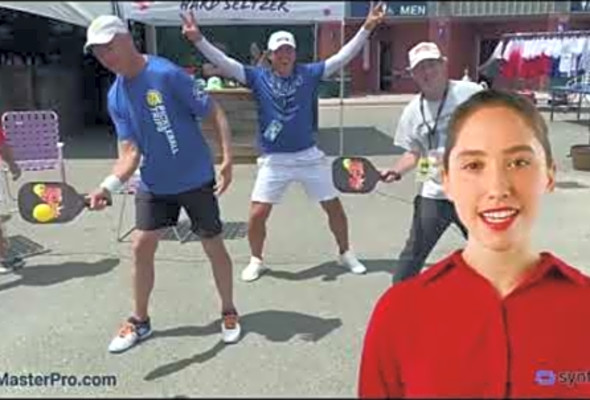 Slam Master Pro Pickleball practice/training/drill paddle. Improve your game exponentially.