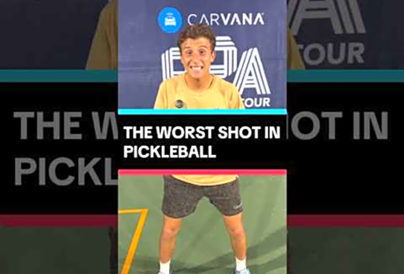 AVOID doing this Pickleball SHOT #pickleball #pickleballtips #shorts