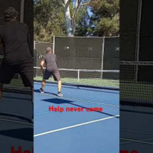 when you get out of position. that&#039;s pickleball