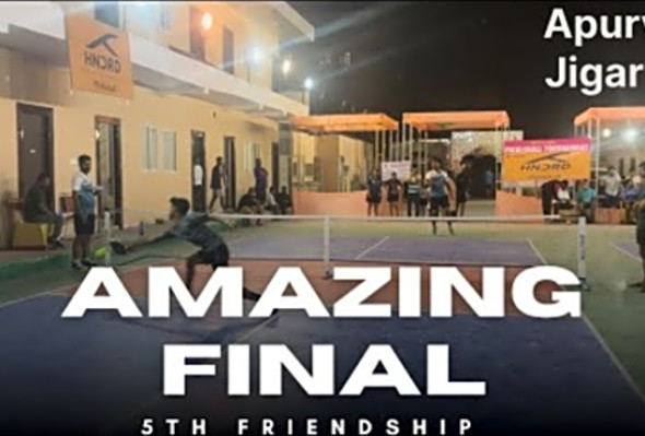 Amazing single final between Jigar vs apurv