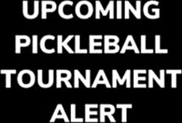 Pickleball Tournament Announcement! #pickleball #tournament #myrtlebeach