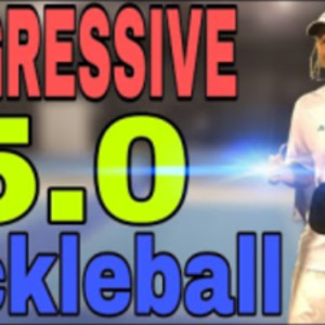 Aggressive 5.0 Pickleball Men&#039;s Double Feat. 4.5 Banger