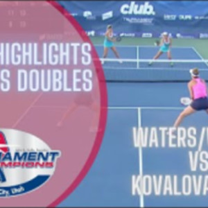 Anna Leigh Waters/Leigh Waters vs. Lucy Kovalova/Callie Smith - Match Hi...