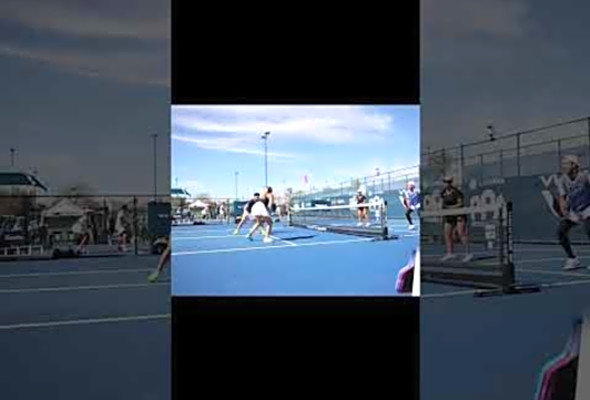 Professional Pickleball Mixed Doubles Partnership At Tucson PPA Tournament #pickleballpro